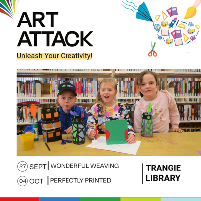 School Holidays at Trangie Library - Wonderful Weaving